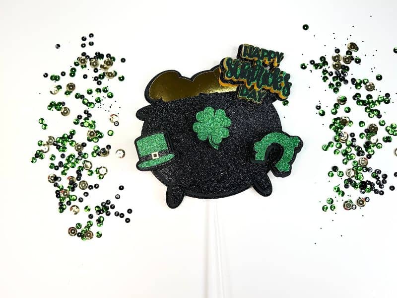 St Patrick's Day Cake Topper