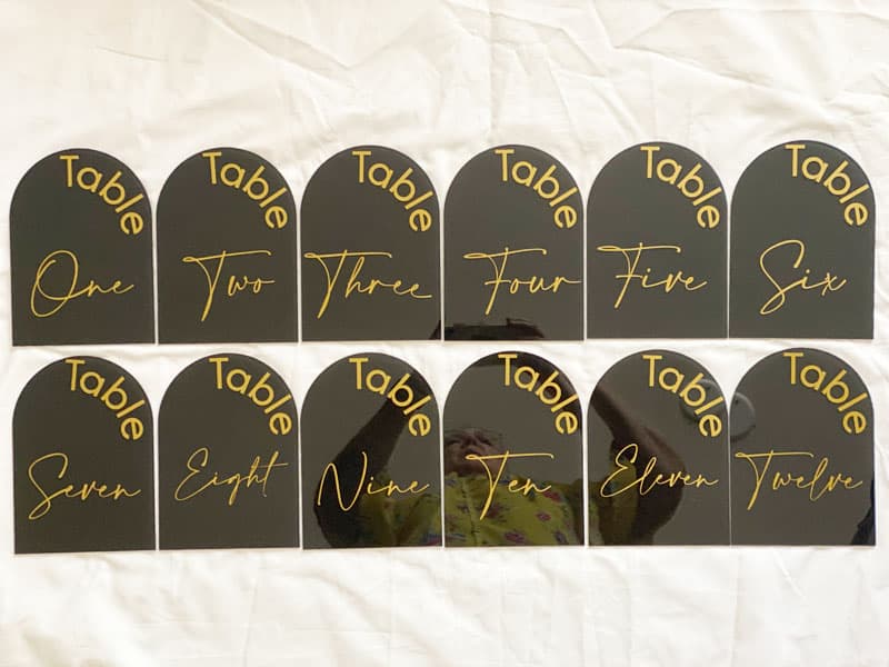Read more about the article DIY Acrylic Wedding Table Numbers