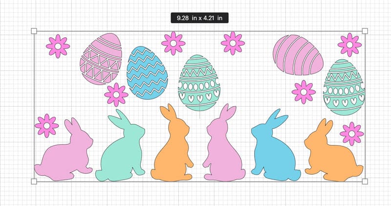 Easter Bunny SVG Design