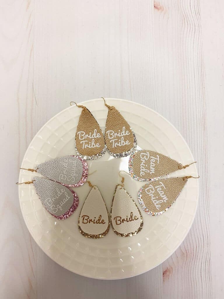 DIY Bridal Party Earrings