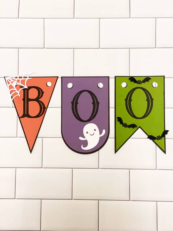 DIY Halloween Boo Banner