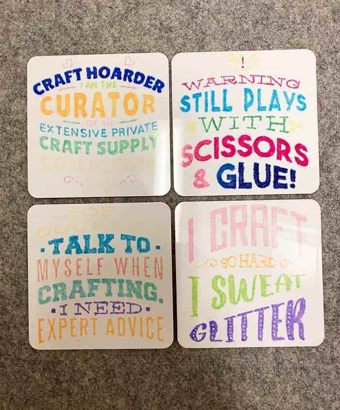 Read more about the article DIY Coasters With The Cricut Infusible Ink Pens