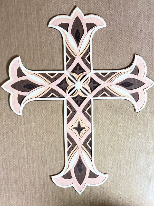You are currently viewing Mandala Cross Made With The Cricut